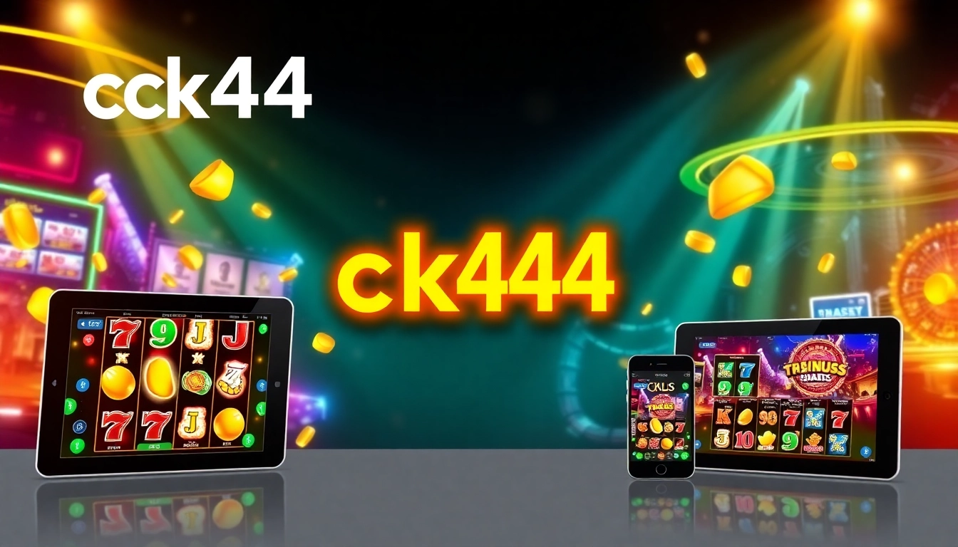 Engaging ck444 online gaming scene with colorful slots and live dealer action, inviting players to join and experience thrill and rewards on a secure platform.