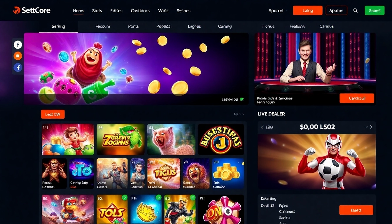 CK444 online gaming platform with engaging casino games and sports betting, showcasing vibrant visuals and seamless interface.