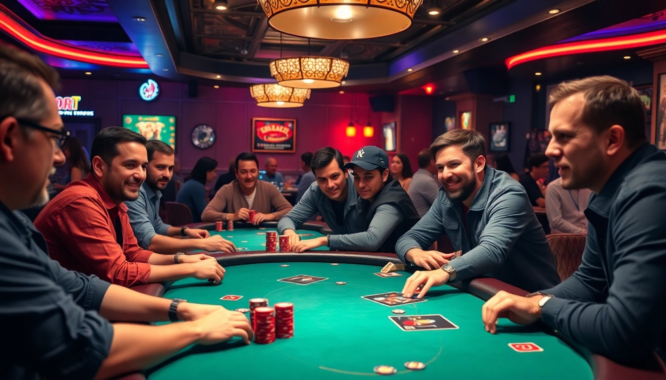 Banner showcasing the best Pokerbros clubs with players enjoying live games and tournaments for all skill levels.