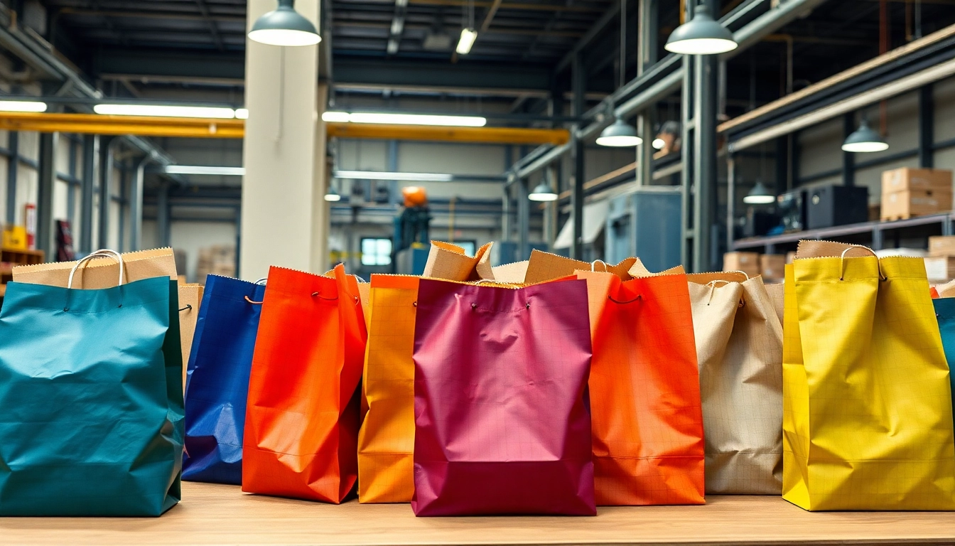 High-quality paper bag production line showcasing torba papierowa manufacturing process in an