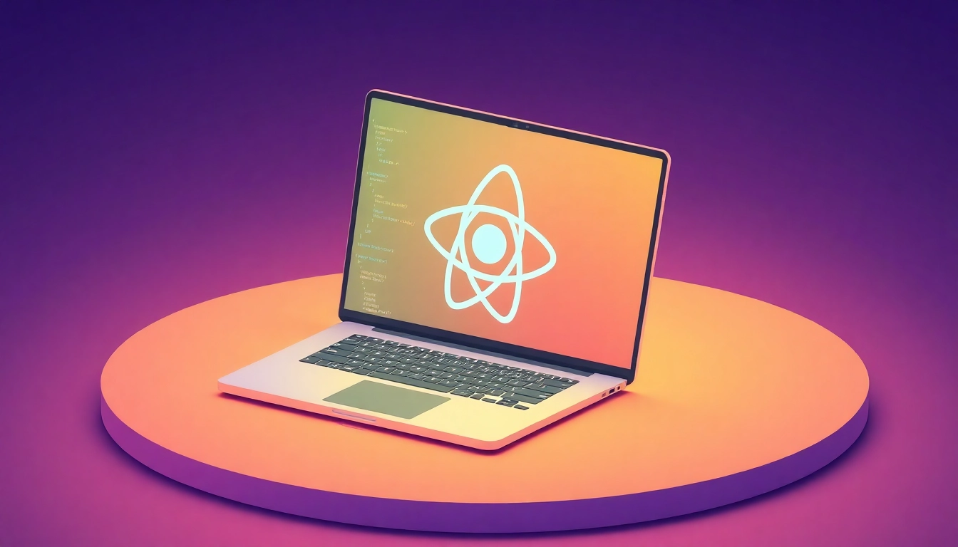 Freelance React developer coding remotely with laptop, highlighting flexible tech opportunities
