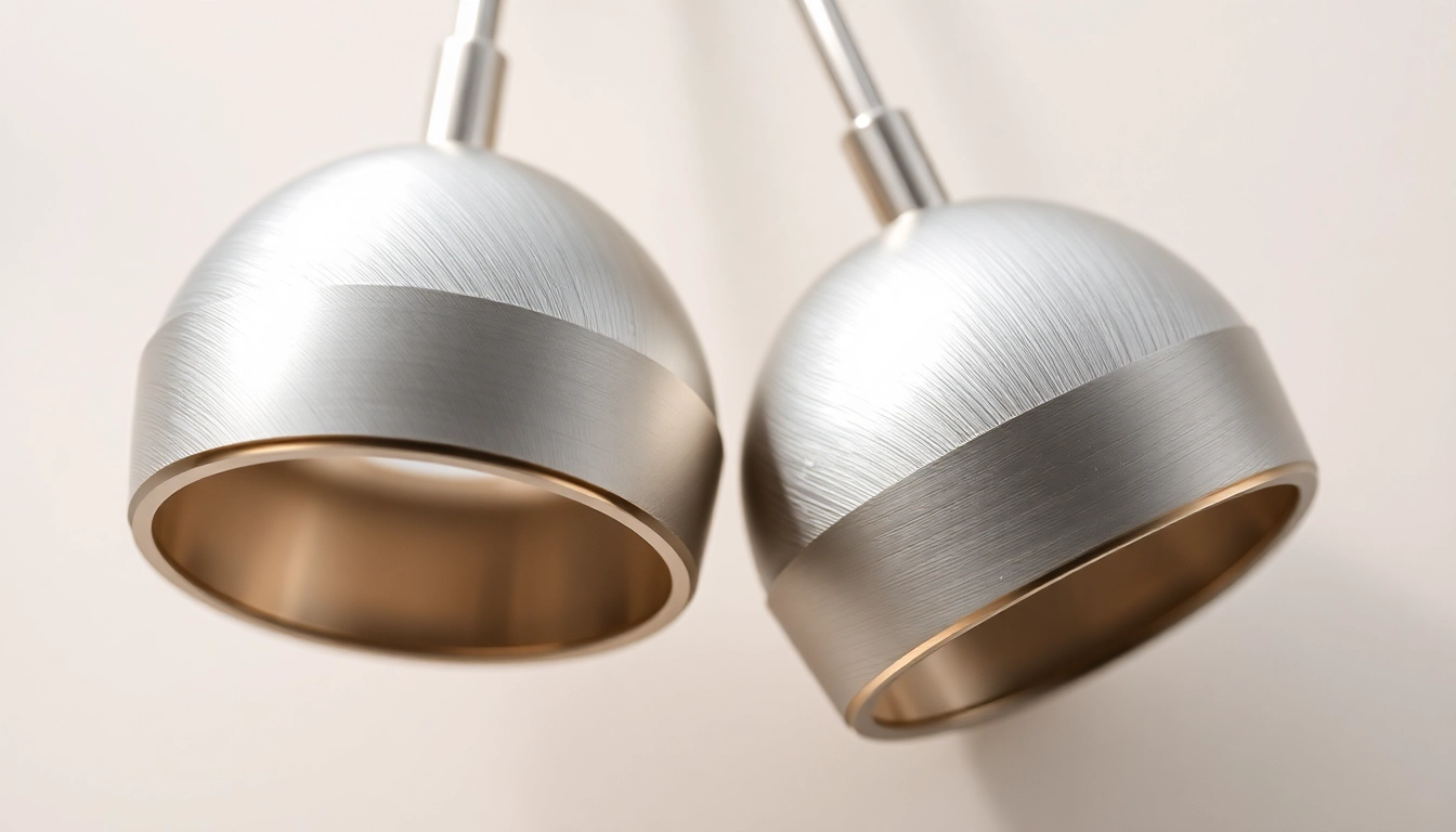 Close-up of modernus suzadetuviu ziedai highlighting sleek design and fine craftsmanship for