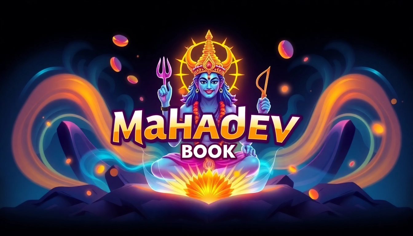 Mahadev book betting platform interface showing live sports scores and secure login for Indian users