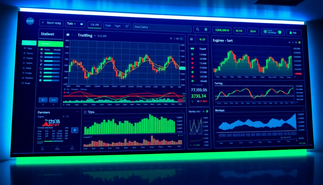 Trading view platform displaying detailed charts and market analysis for traders and investors